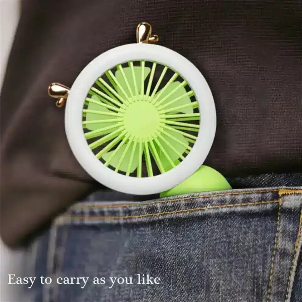 2-in-1 Personal Portable Fan with LED